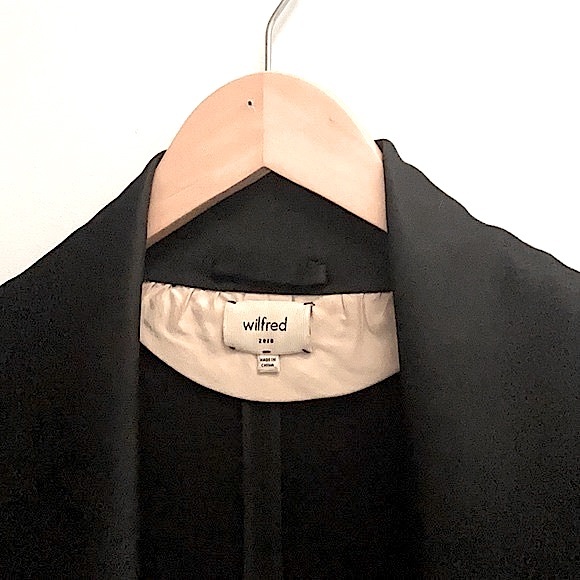 NEW Aritzia/Wilfred Chevalier Jacket Satin Trim, 0 - Picture 7 of 8